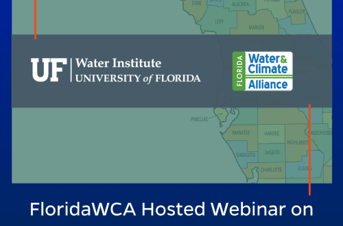 FloridaWCA webinar on high-resolution downscaling of climate projections for a resilient Florida on September 19, 2023.