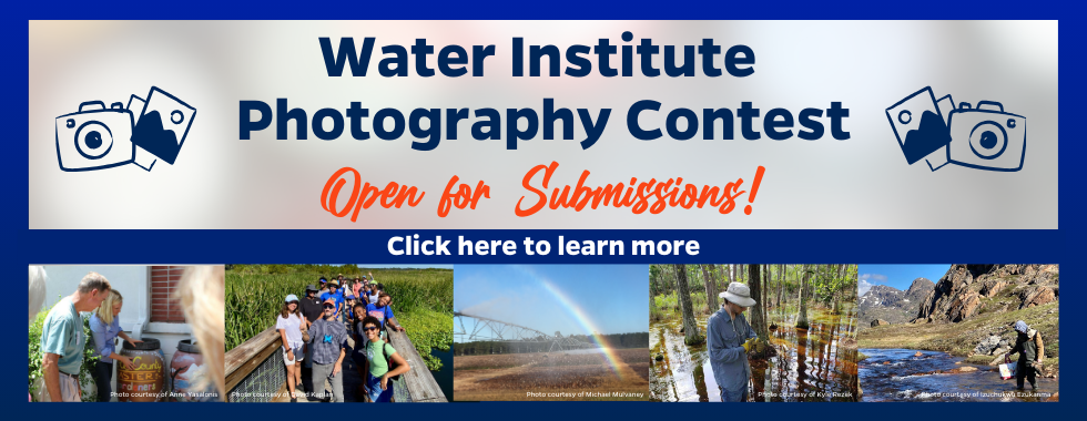 Water Institute Photography Contest Open until August 30th