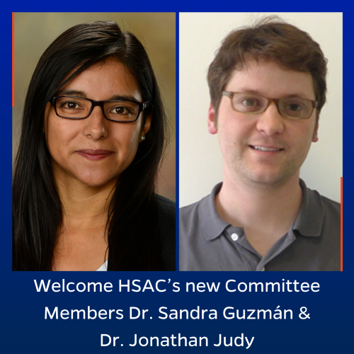 Welcome Dr. Sandra Guzmán and Dr. Jonathan Judy as new members of the Hydrologic Sciences Coordinating Committee.