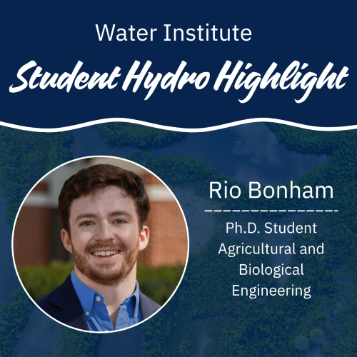 Headshot of Rio Bonham with text 