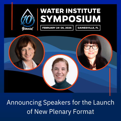 UF Water Institute Biennial Symposium announces the three speakers for the new plenary session.
