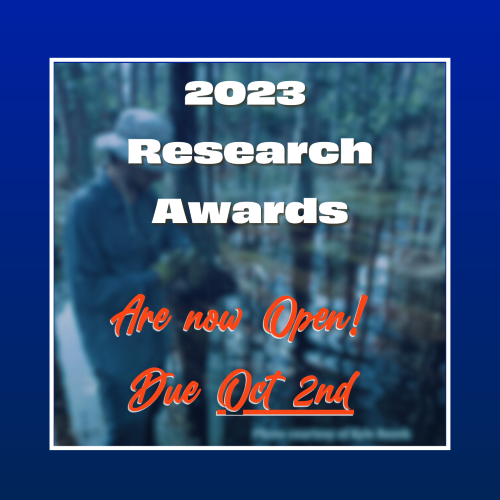 2023 Research awards are now open and are due October 2