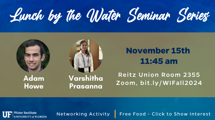 Lunch by the Water Seminar on November 15.