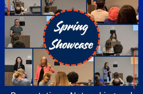 Various speakers at the UF Water Institute Spring Showcase.