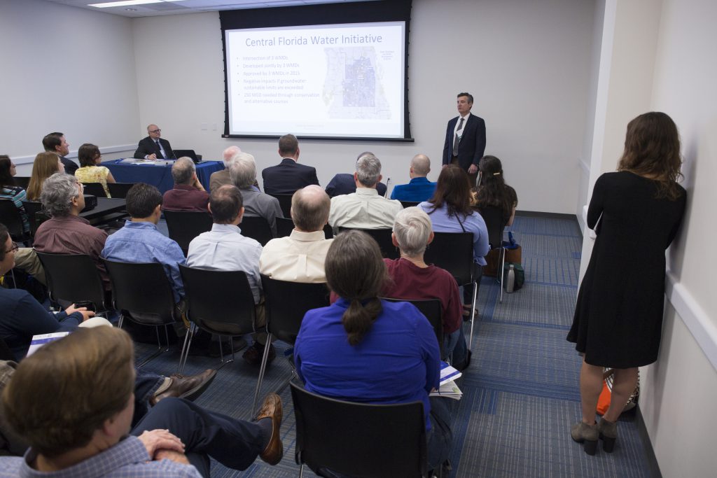 Symposium speaker discussion the Central Florida Water Initiative