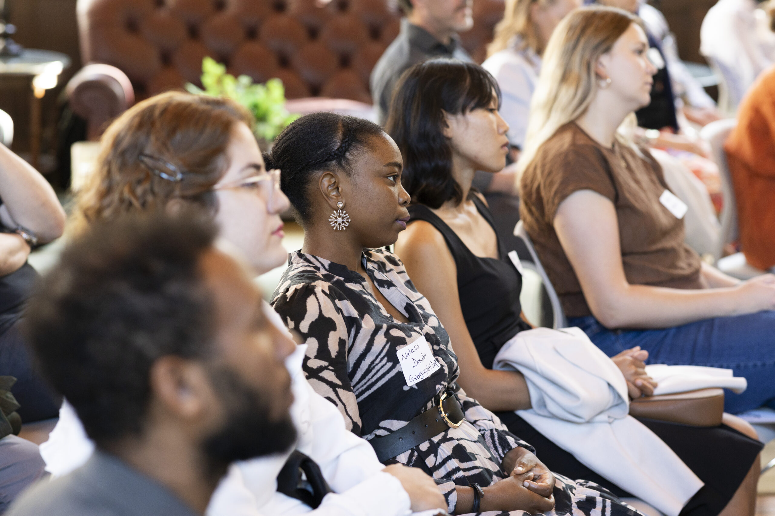 Paul Donsky and Gabrielle Quadrado being presented with Water Institute Ambassador recognition