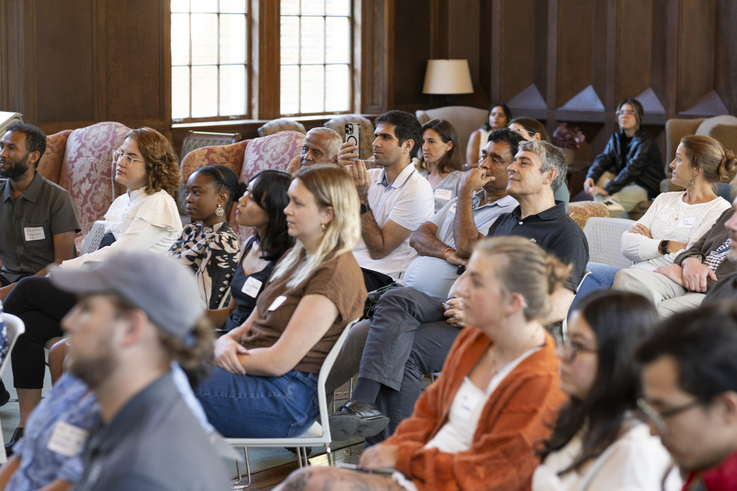 Paul Donsky and Gabrielle Quadrado being presented with Water Institute Ambassador recognition